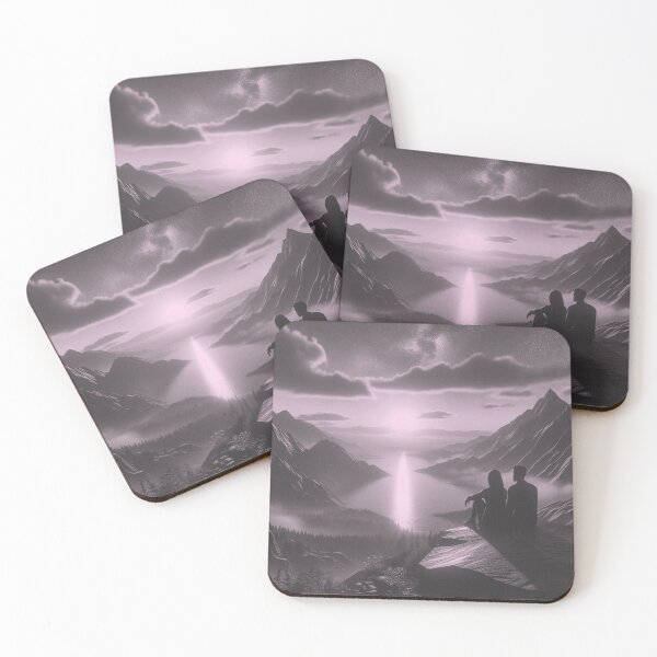Item preview, Romantic Mountaintop Couple Silhouette designed and sold by choder61.