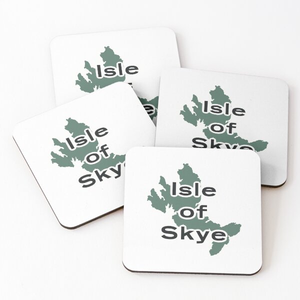 Item preview, Isle of Skye map green/black designed and sold by skyesketches.