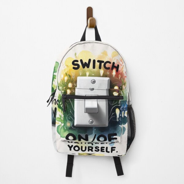 Item preview, Switch On Yourself Colorful Switch Quote designed and sold by Nanthanon.
