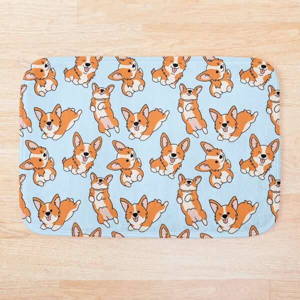 Item preview, Corgi Cute Pattern Blue designed and sold by SwatchGD.