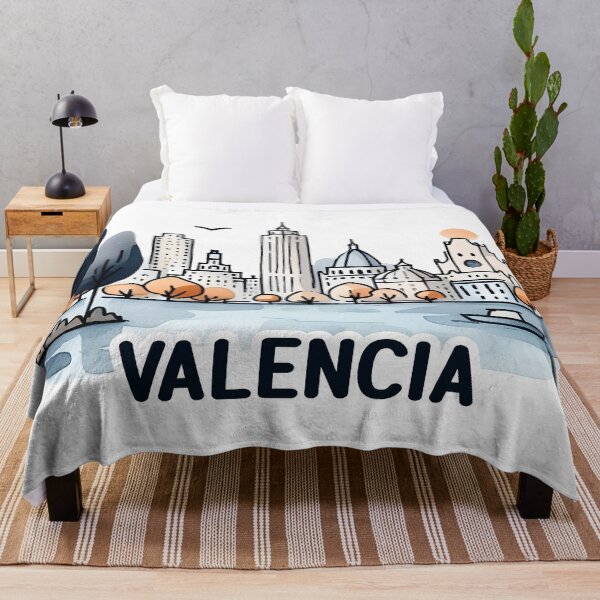 Item preview, Valencia Spain Cityscape designed and sold by WanderlustCoCo.
