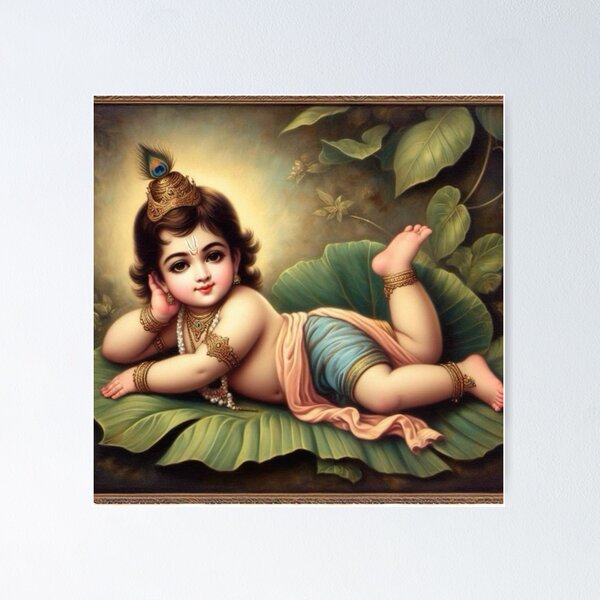 Item preview, Beautiful Krishna Art of Love  designed and sold by Eshant.