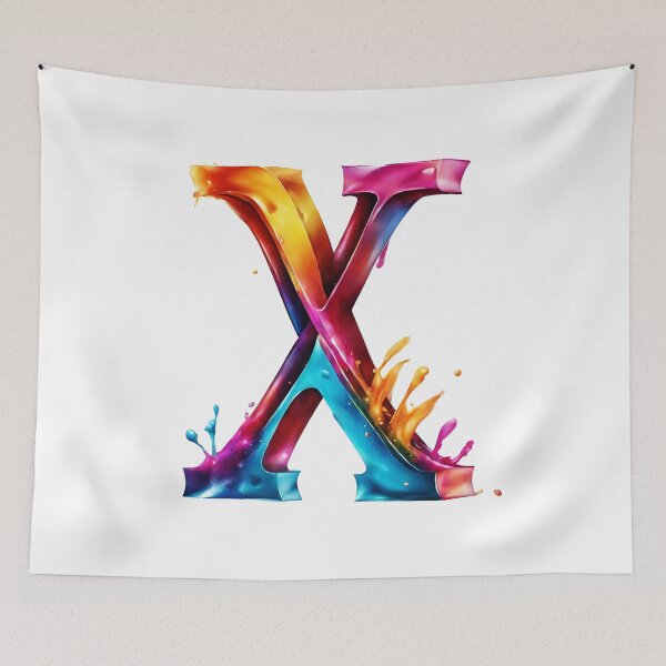 Item preview, Colorful 3D Letter X 3 designed and sold by Tom-Johnson.