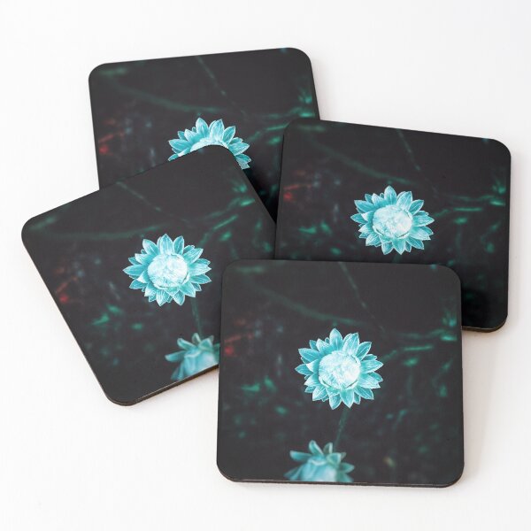 Item preview, Teal blue flower designed and sold by Kaegyn.