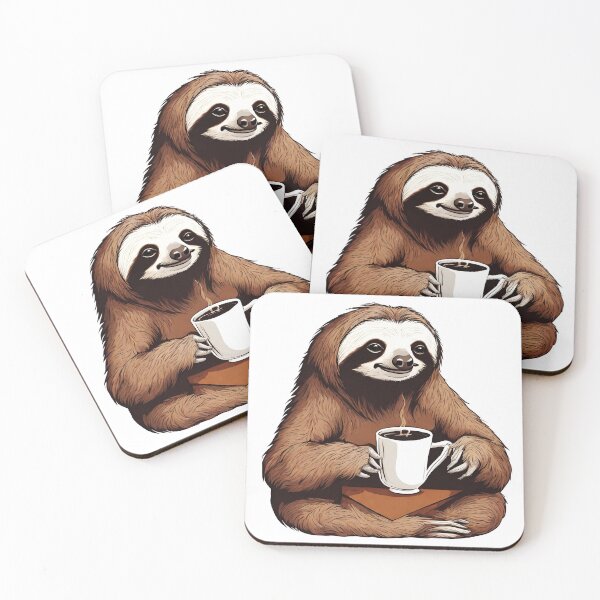 Item preview, Coffee Cuddles with Sloth 6 designed and sold by Tom-Johnson.