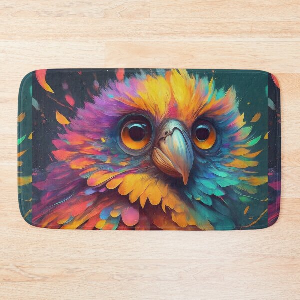 Item preview, Whimsical Gaze: Abstract Owl in Vibrant Colors designed and sold by CorbinHenry.