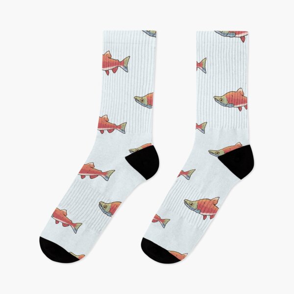Item preview, Cute Salmon fish art designed and sold by Artofmayara.