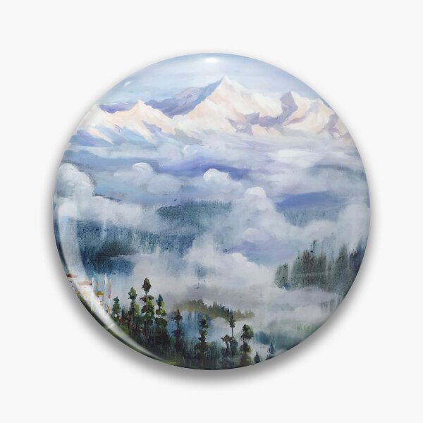 Item preview, Beauty of Kanchenjunga Peaks & Himalayan Landscape  designed and sold by SamirArt.