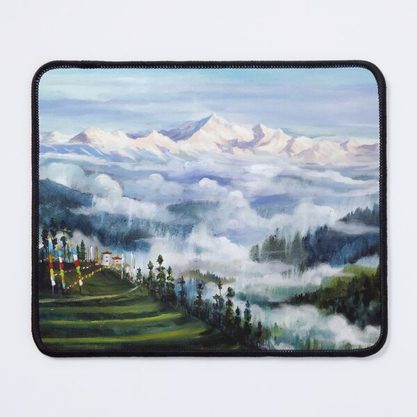 Item preview, Beauty of Kanchenjunga Peaks & Himalayan Landscape designed and sold by SamirArt.