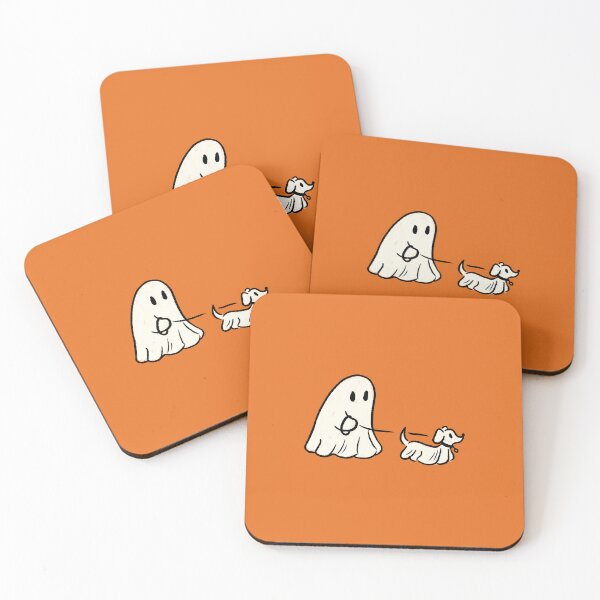 Item preview, Copy of Dog Walking Ghost | Dachshund designed and sold by EmiBeeBuzz.
