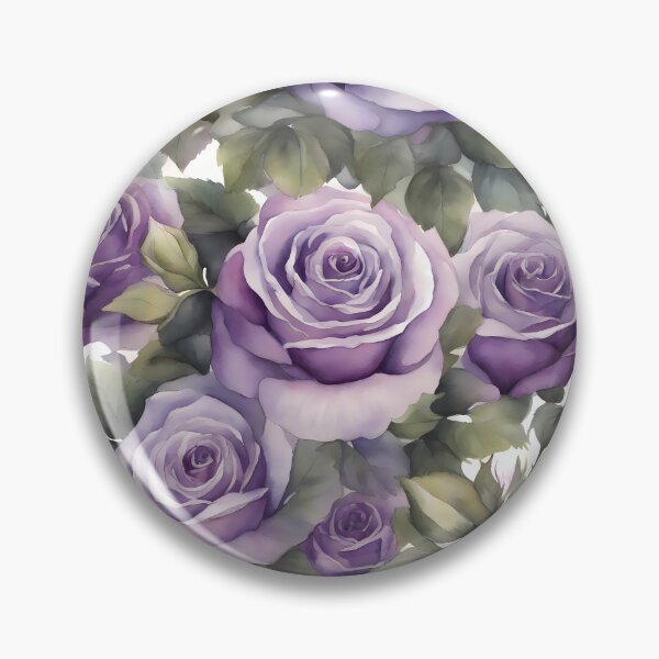 Item preview, Purple Roses and Rose Buds designed and sold by CalmnessbyChoice.