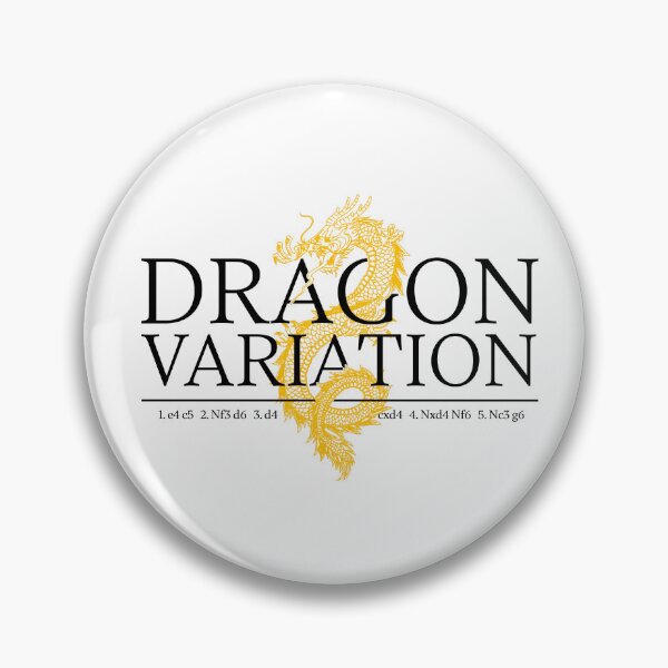 Item preview, Dragon Variation - Chess Opening Design designed and sold by felixpauli.