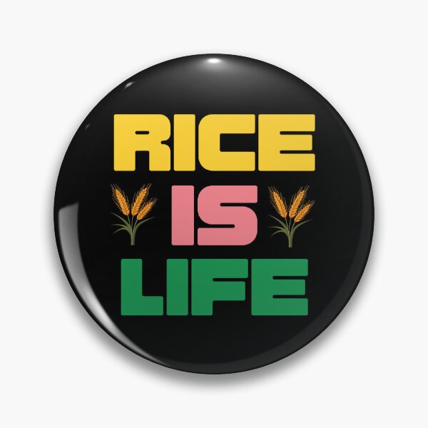 Item preview, Rice is Life Bold Typography Design designed and sold by pixelprintgems.