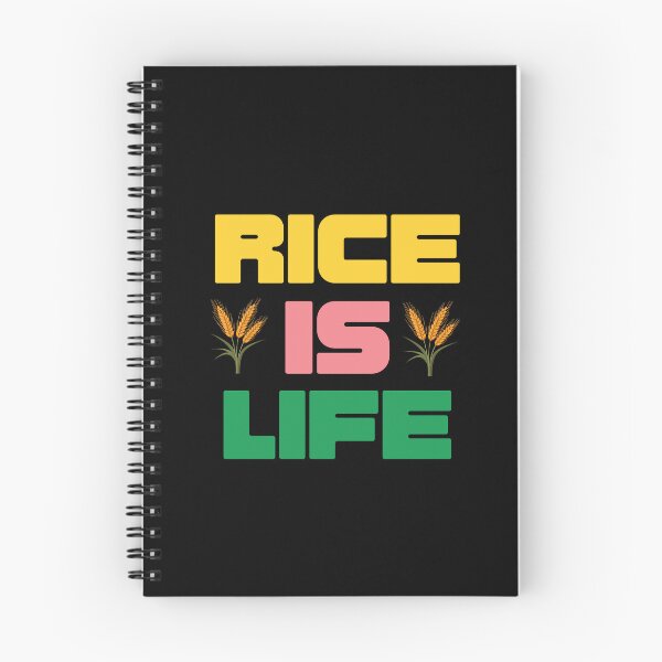 Item preview, Rice is Life Bold Typography Design designed and sold by pixelprintgems.