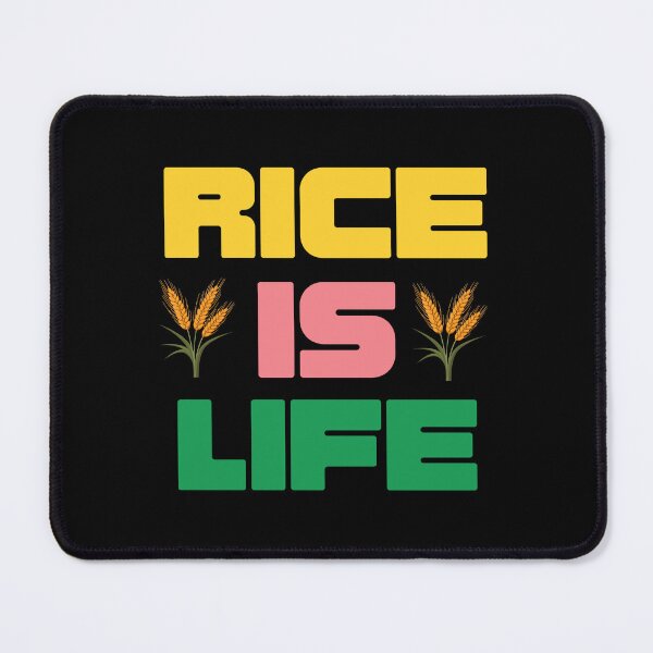 Item preview, Rice is Life Bold Typography Design designed and sold by pixelprintgems.