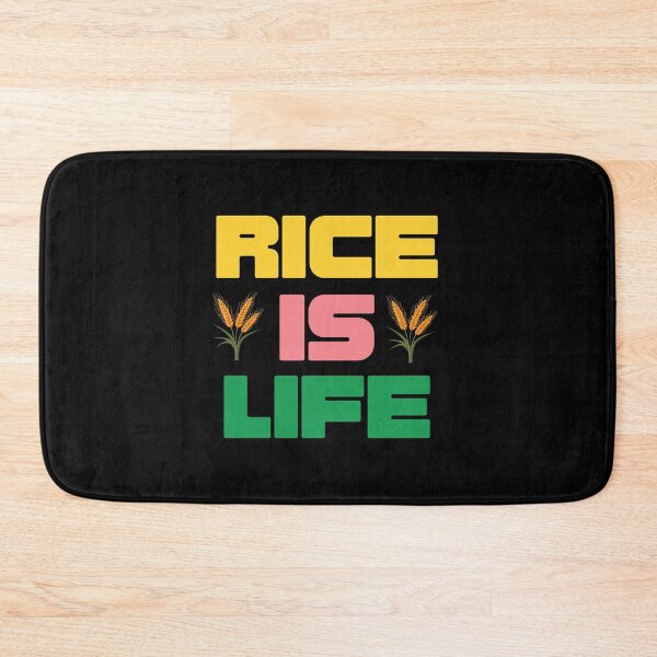 Item preview, Rice is Life Bold Typography Design designed and sold by pixelprintgems.
