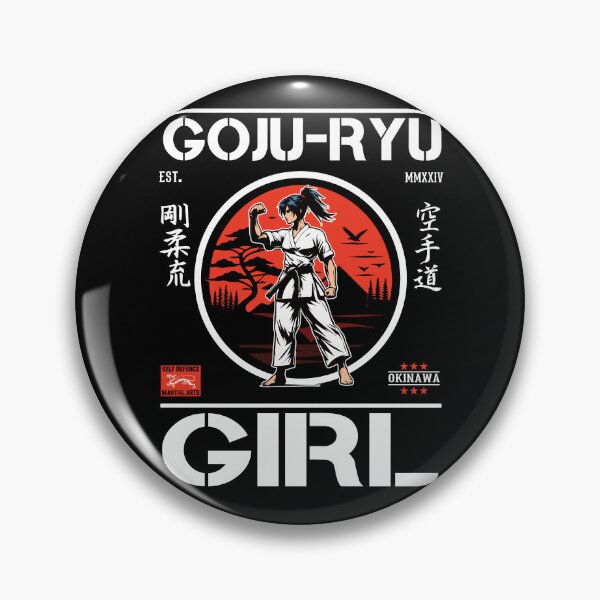 Item preview, Goju-Ryu Girl - Cool karate design for strong women and karatekas designed and sold by RetroMaritalArt.