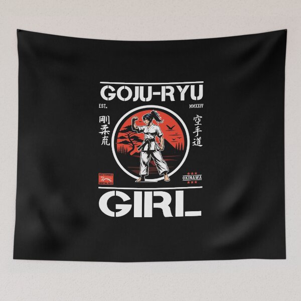 Item preview, Goju-Ryu Girl - Cool karate design for strong women and karatekas designed and sold by RetroMaritalArt.