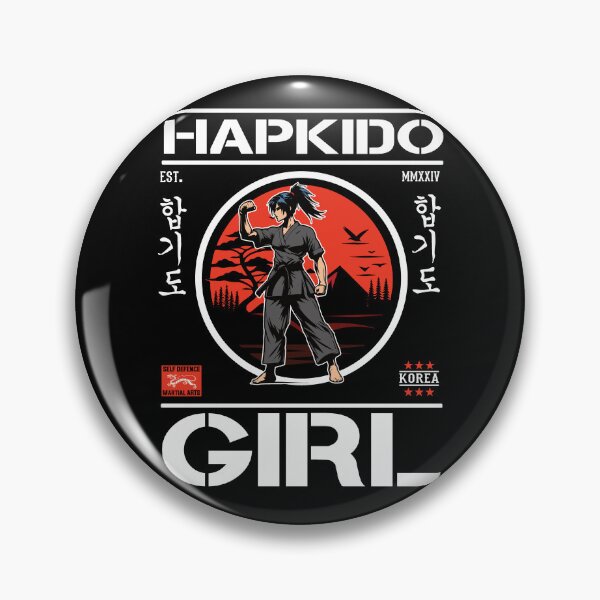 Item preview, Hapkido Girl - Cool martial arts design for strong women designed and sold by RetroMaritalArt.