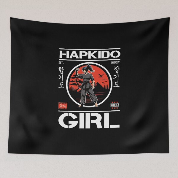 Item preview, Hapkido Girl - Cool martial arts design for strong women designed and sold by RetroMaritalArt.