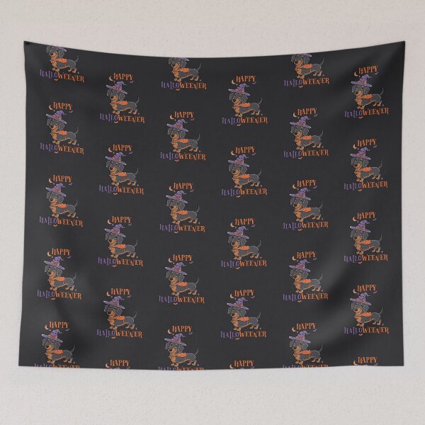 Item preview, Halloween Cute Doxie Happy Halloweener Dachshund designed and sold by tamdevo1.