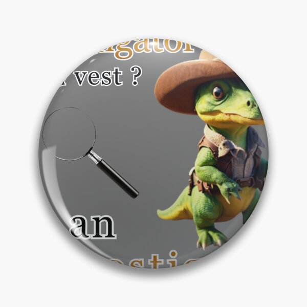 Item preview, "Alligator Investigator: A Punny Detective" designed and sold by Pyroluxe.