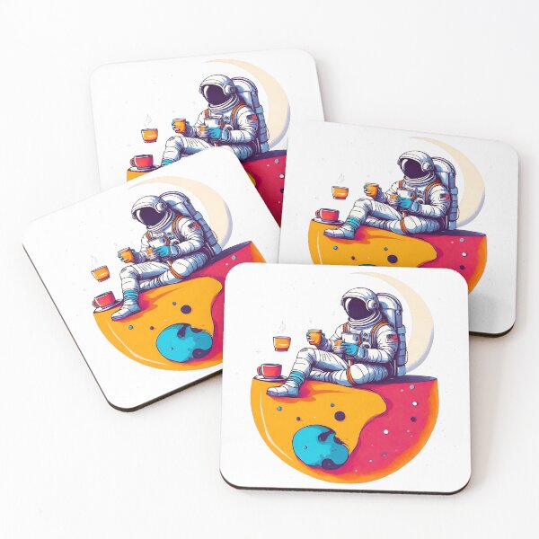 Item preview, Cosmic Coffee Break Astronaut in Space 4 designed and sold by Tom-Johnson.