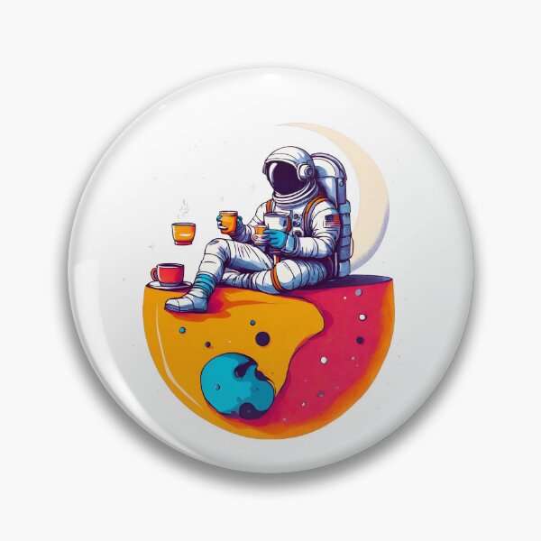 Item preview, Cosmic Coffee Break Astronaut in Space 4 designed and sold by Tom-Johnson.
