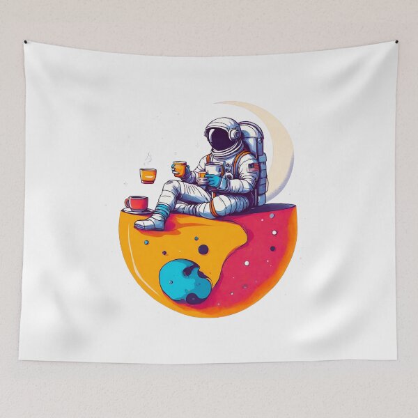 Item preview, Cosmic Coffee Break Astronaut in Space 4 designed and sold by Tom-Johnson.