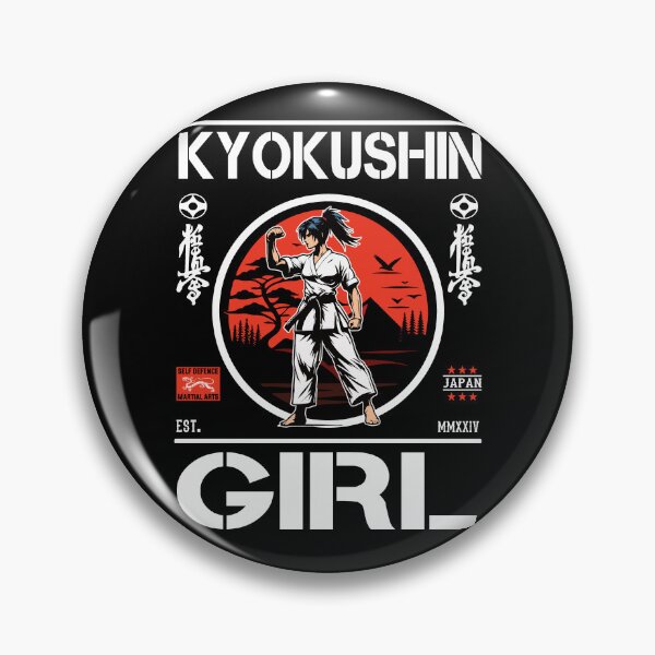 Item preview, Kyokushin Girl - Cool martial arts design for strong women designed and sold by RetroMaritalArt.