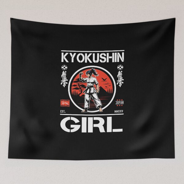 Item preview, Kyokushin Girl - Cool martial arts design for strong women designed and sold by RetroMaritalArt.