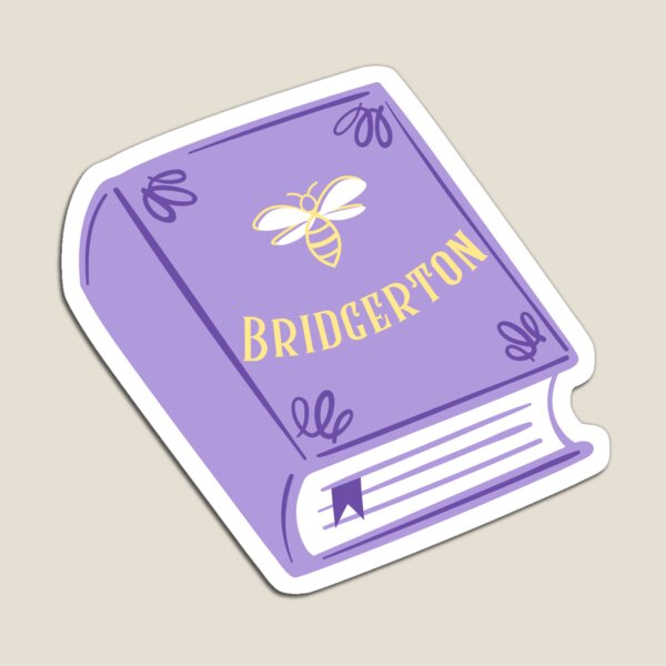 Aperçu de l'œuvre Livre de romance Bridgerton Regency avec une abeille créée et vendue par Taiga-Design.