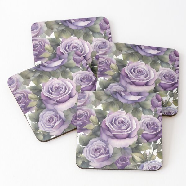 Item preview, Purple Roses and Rose Buds designed and sold by CalmnessbyChoice.