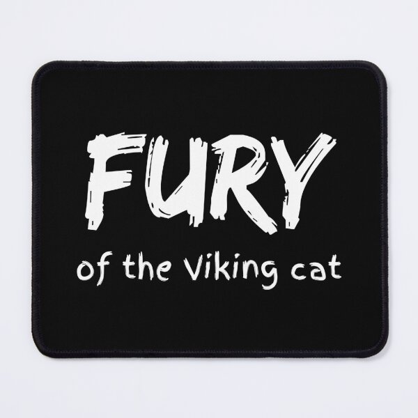 Item preview, Fury of the viking cat designed and sold by Viking-Cats.