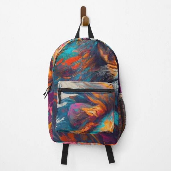 Item preview, Anticipation: Abstract Lion in Bold Colors designed and sold by CorbinHenry.