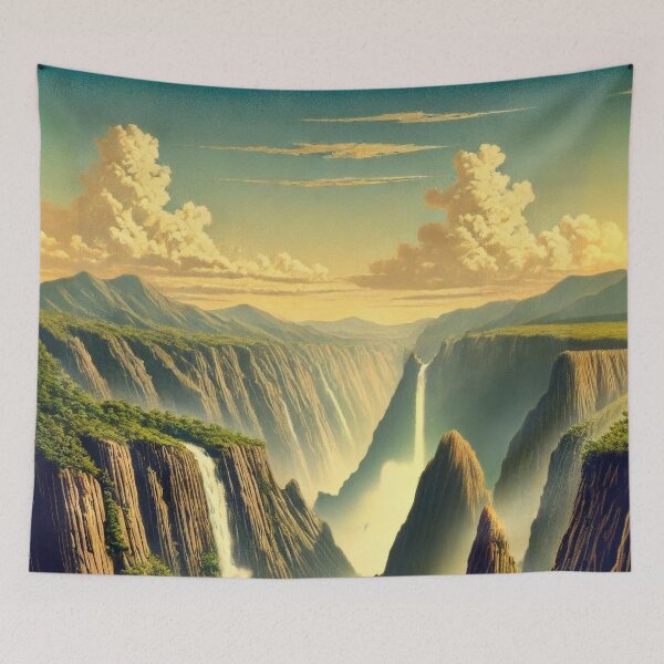 Item preview, Travelling Kin - A Contemporary Ukiyo-e Nature Landscape designed and sold by Kijiermono.