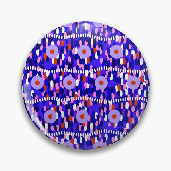 Item preview, Circles and large strokes, horizontal version, Blue background designed and sold by Alex  Blud.