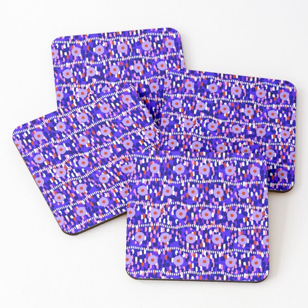 Item preview, Circles and large strokes, horizontal version, Blue background designed and sold by Alex  Blud.