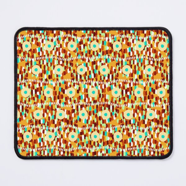 Item preview, Circles and large strokes, horizontal version, Yellow background designed and sold by Alex  Blud.