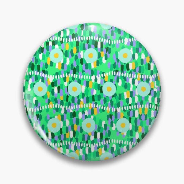 Item preview, Circles and large strokes, horizontal version, Green background designed and sold by Alex  Blud.