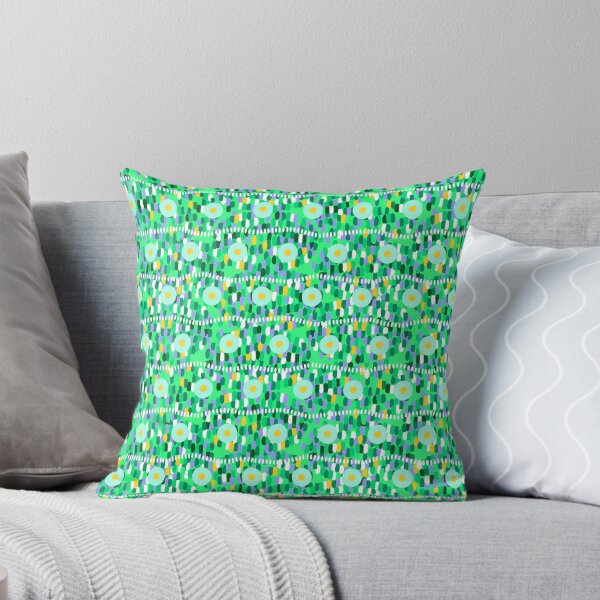 Item preview, Circles and large strokes, horizontal version, Green background designed and sold by Alex  Blud.