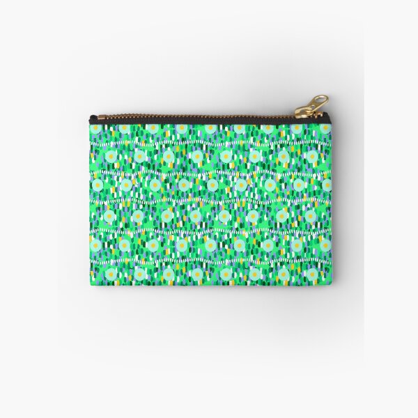 Item preview, Circles and large strokes, horizontal version, Green background designed and sold by Alex  Blud.