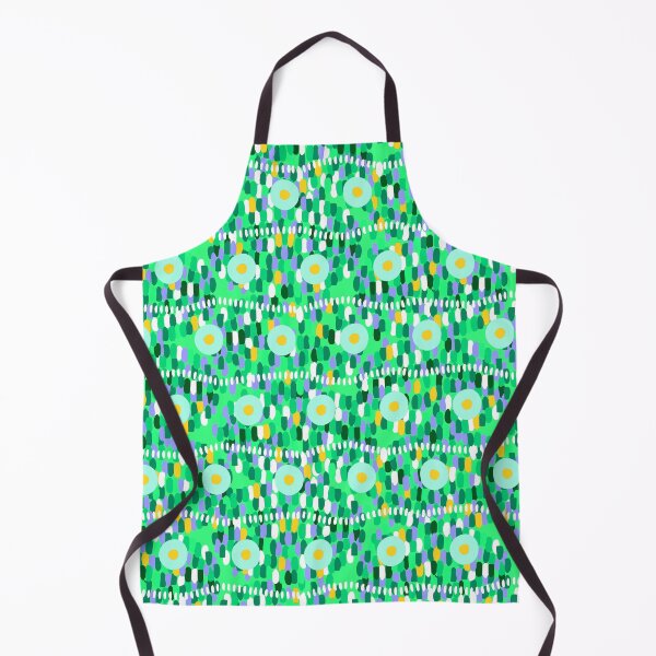 Item preview, Circles and large strokes, horizontal version, Green background designed and sold by Alex  Blud.