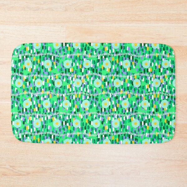 Item preview, Circles and large strokes, horizontal version, Green background designed and sold by Alex  Blud.
