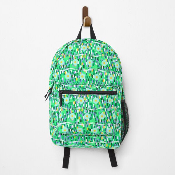 Item preview, Circles and large strokes, horizontal version, Green background designed and sold by Alex  Blud.