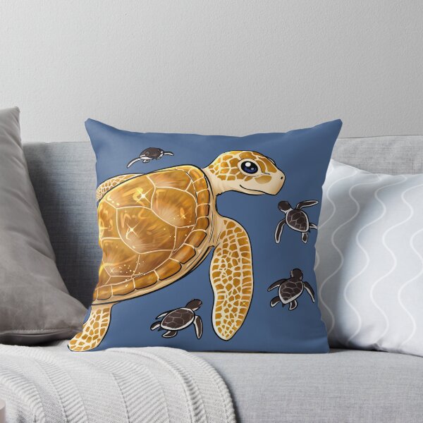 Item preview, Sea turtle and her kawaii babies designed and sold by mtdessin.