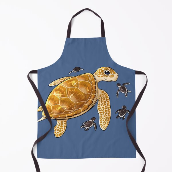 Item preview, Sea turtle and her kawaii babies designed and sold by mtdessin.