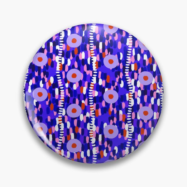 Item preview, Circles and large strokes, Vertical version, Blue background designed and sold by Alex  Blud.