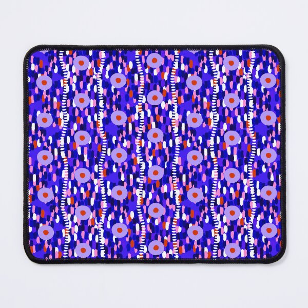 Item preview, Circles and large strokes, Vertical version, Blue background designed and sold by Alex  Blud.