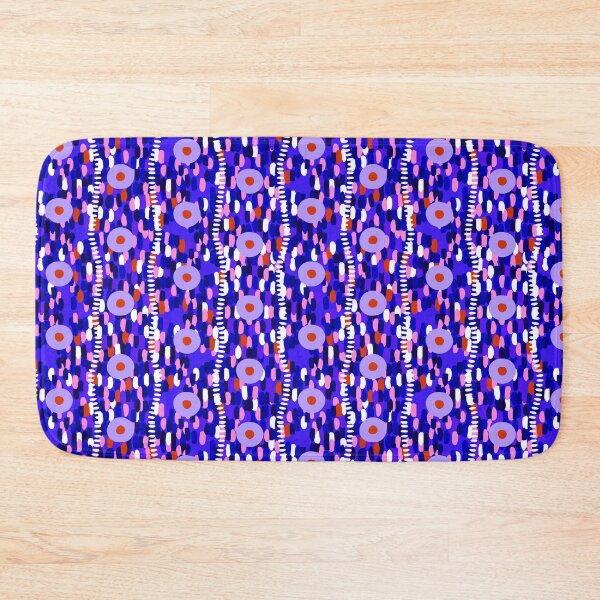 Item preview, Circles and large strokes, Vertical version, Blue background designed and sold by Alex  Blud.